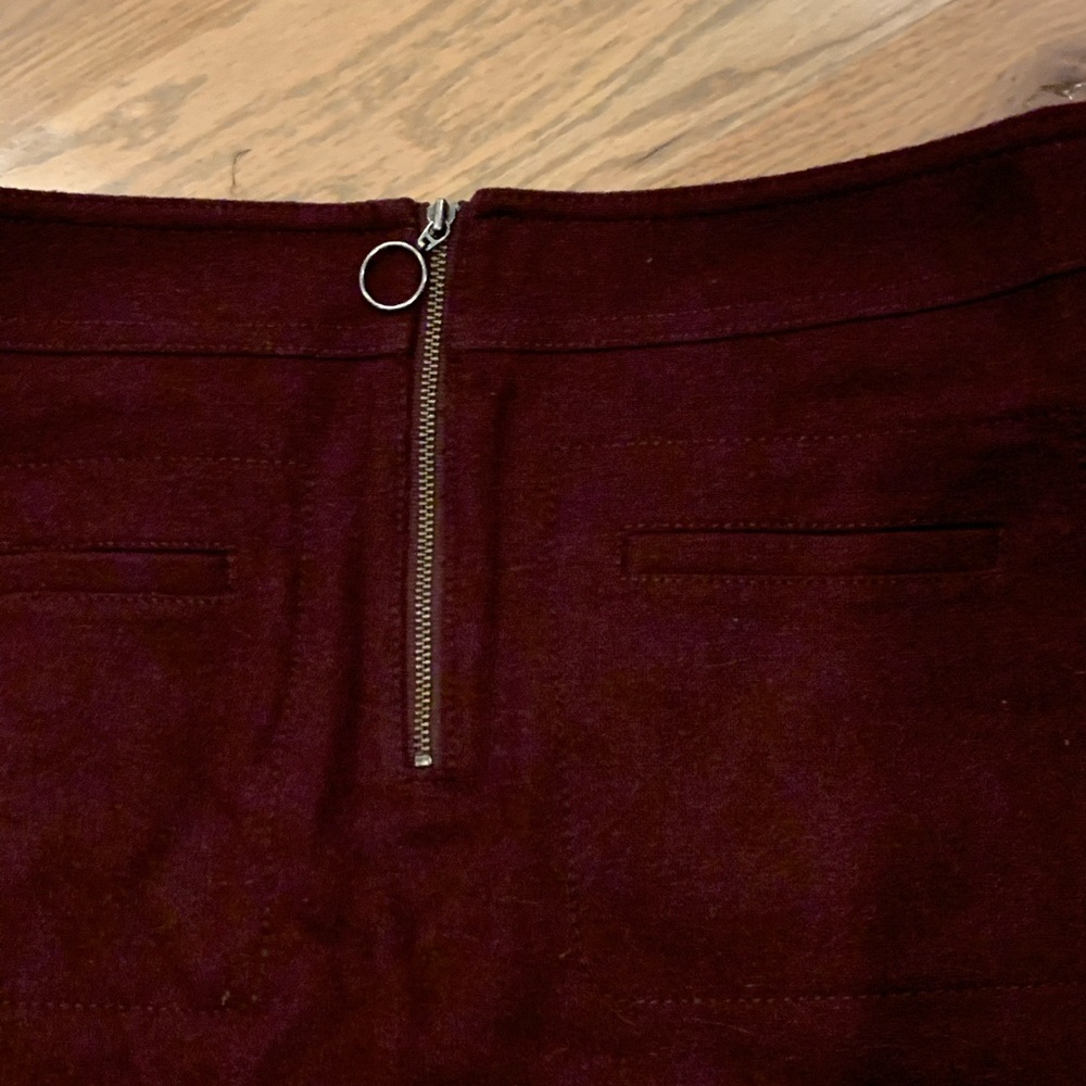 Madewell A line wool skirt